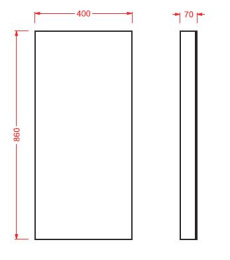 Зеркало ArtCeram Mirrors (ACS011)