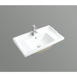 Раковина 82,5 см CeramaLux (NYJ840-80) Прямоугольная