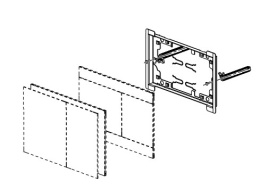Клавиша смыва AlcaPlast (AIR) серый
