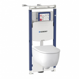 Geberit iCon 500.362.TC.I Комплект инсталляция и унитаз подвесной безободковый, цвет унитаза: белый
