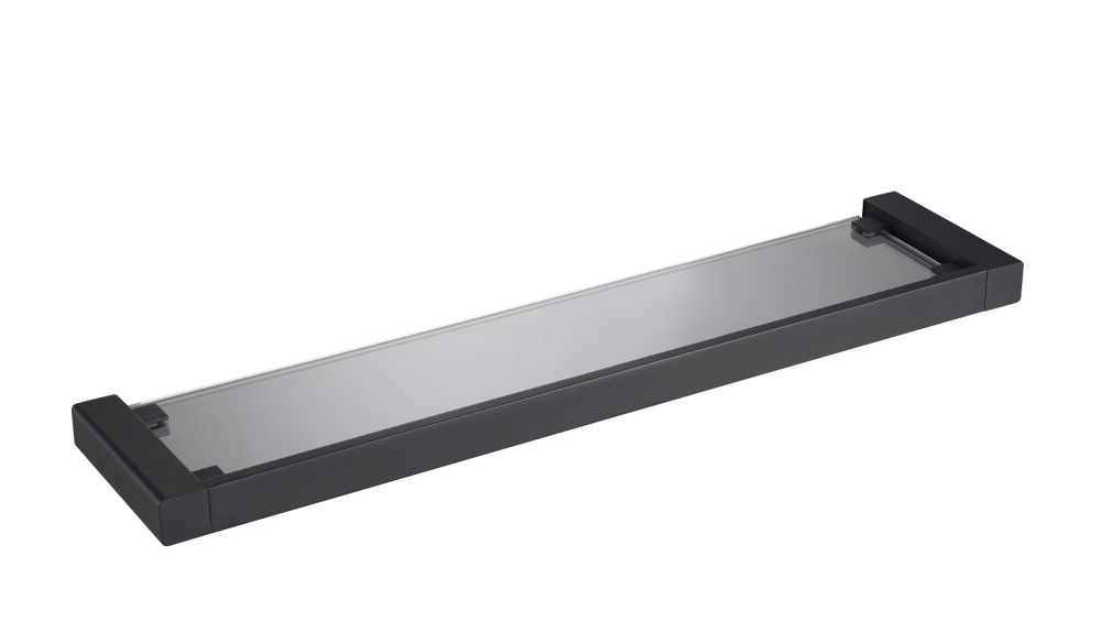 Фото Полка в ванную стеклянная Timo Selene 14072/03 черный