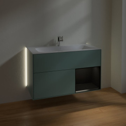 Villeroy Boch Finion F040PDGM Тумба под раковину 996х498 мм (black matt/olive matt)