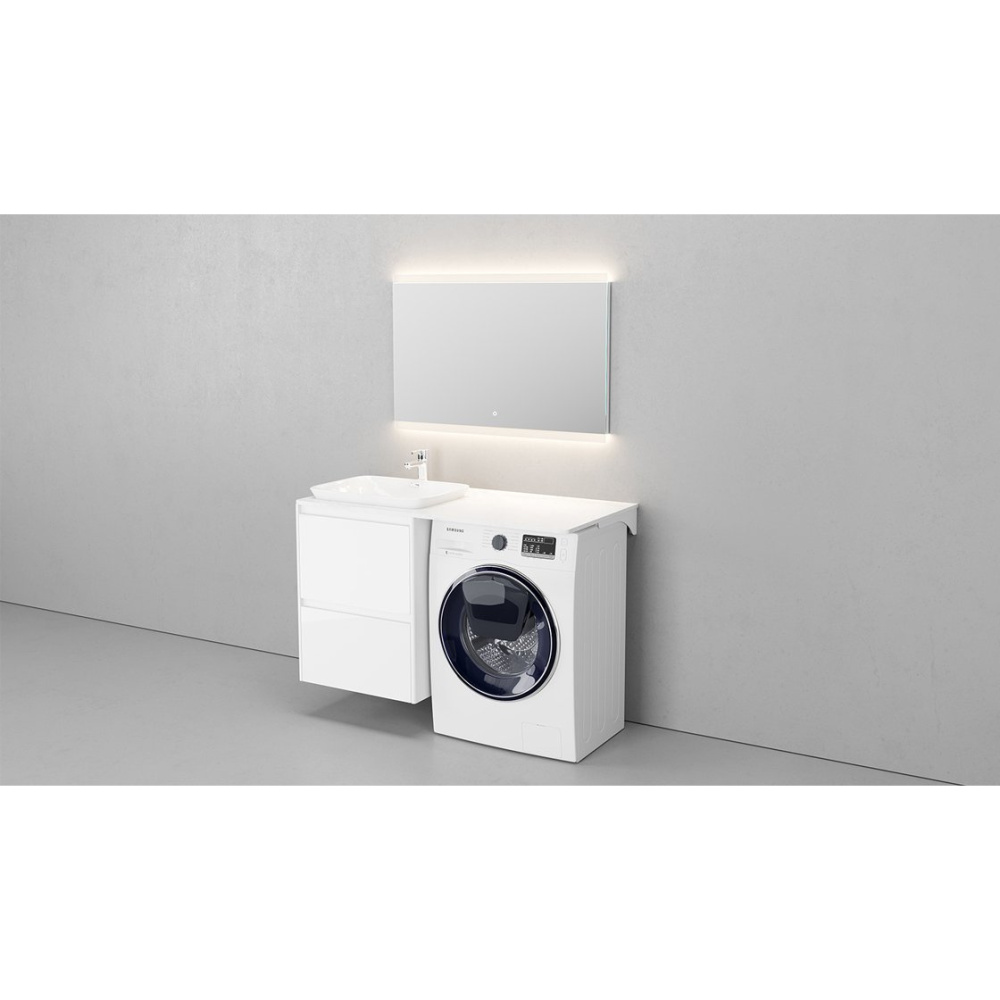 Velvex Klaufs StKLA.120.60.TL.MH-216.616 Столешница Klaufs 120*60 без выреза, тумба слева, МДФ-HPL, 