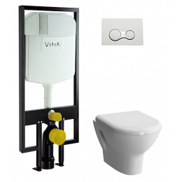 Инсталляция и унитаз Vitra Zentrum (9012B003-7205) белый