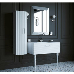 Шкаф пенал Boheme Armadi Art Vallessi Avantgarde Linea 35 845-WCR подвесной Белый
