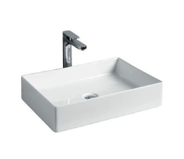 Фото Раковина накладная 55 см ArtCeram Scalino (SCL002 01 00) белый