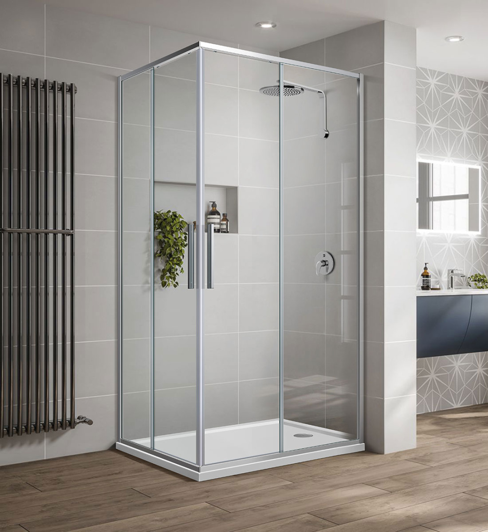 Душевой уголок Vincea Slim-U (VSS-2SU900CL) хром