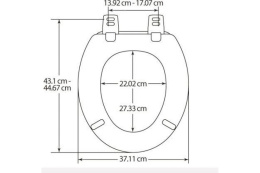 Фото Деревянное сиденье для туалета Nofer 5000AR047