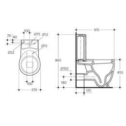 Ideal Standard Small+ T401901 Бачок для унитаза