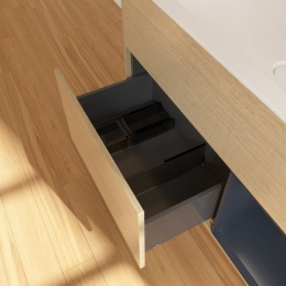 Villeroy Boch Finion F040HGPC Тумба под раковину 996х498 мм (midnight blue matt/oak veneer)