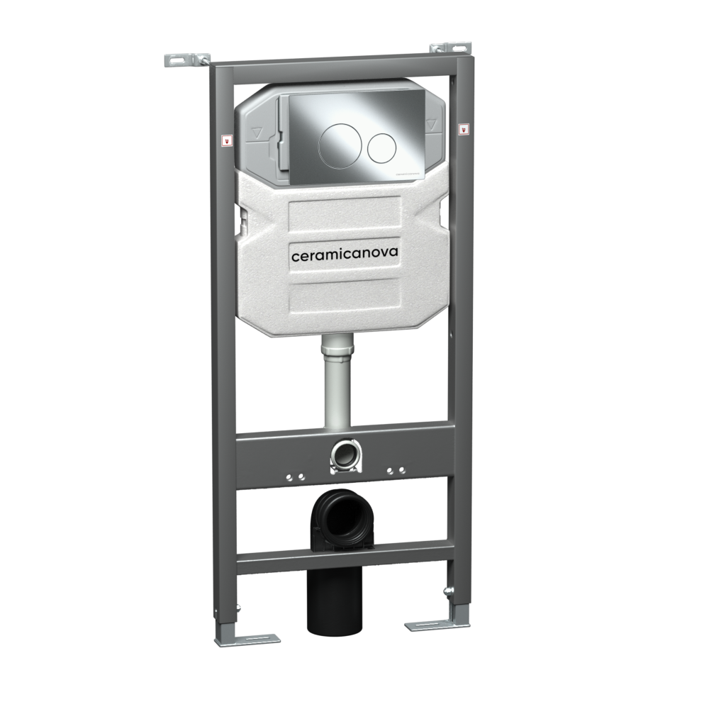 Система инсталляции для унитазов Ceramica Nova Envision CN1001CH с кнопкой смыва