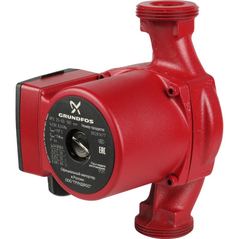 Насос циркуляционный Grundfos UPS 25-60 180