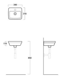 Фото Раковина Simas Evolution EVO14bi*1