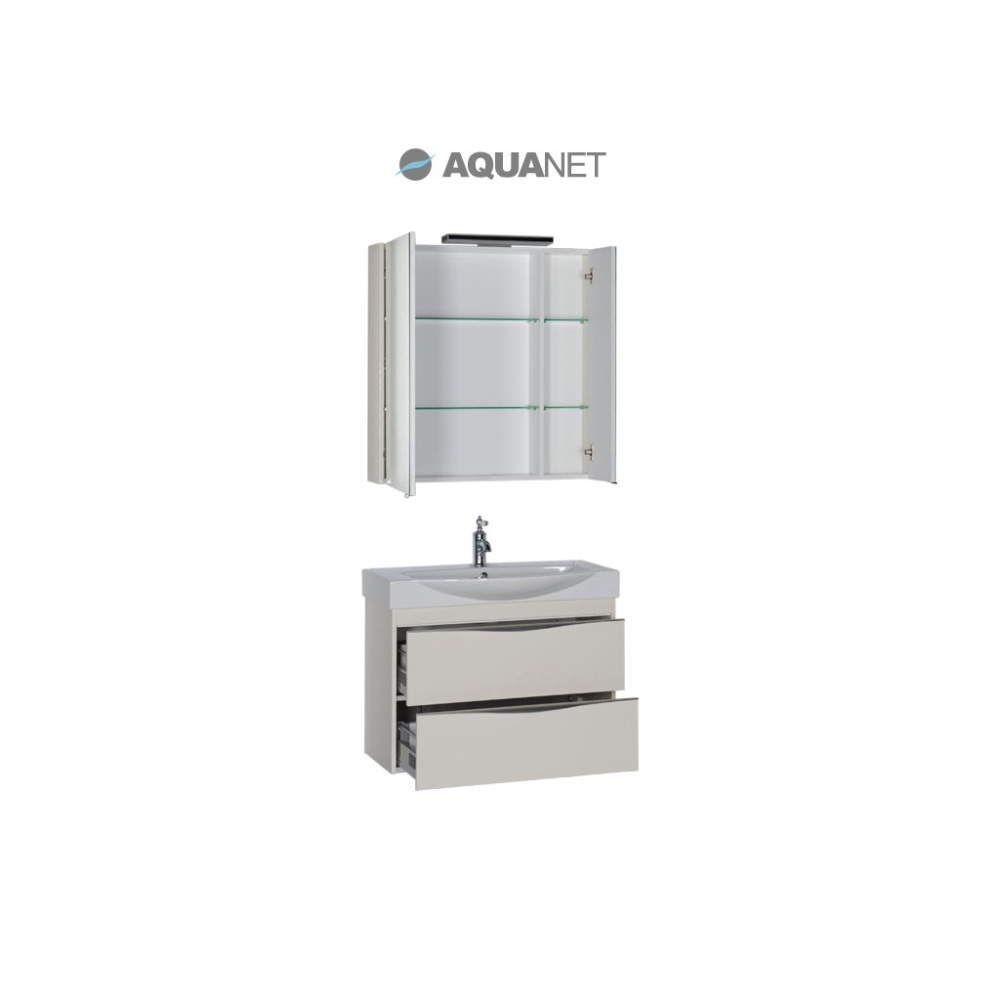 Мебель для ванной Aquanet Франка 85 слоновая кость