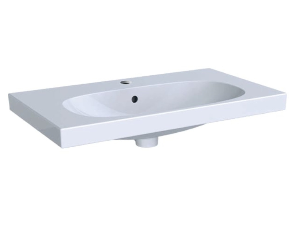 Раковина Geberit Acanto 500.632.01.2, 75 х 42,2 см, белая