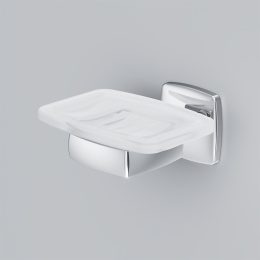 Фото Стеклянная мыльница Am.Pm Gem (A9034200) хром