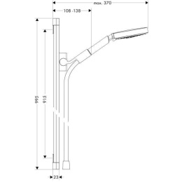 Душевой гарнитур Hansgrohe Raindance (27658000) хром