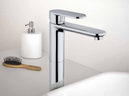 Фото Смеситель для раковины Mamoli Sadler 460600006001 высокий на 1 отв.без дон.клапана, Chrome