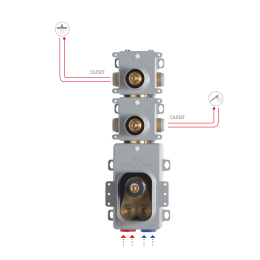 Фото Внутренний механизм термостата для ванны F2464 FIMA Carlo Frattini