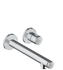 Смеситель для раковины Axor Uno 45113000 с кнопкой Select, хром