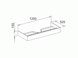 Тумба Keuco Edition 300 30372009100, Олива