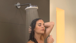 Верхний душ Hansgrohe Crometta (26577400) хром, белый