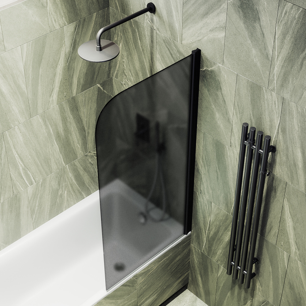 Шторка на ванну Maybah Glass MGV-620-2 поворотная на монопетле