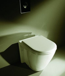 Приставной унитаз Duravit Starck 2 2162090000, белый