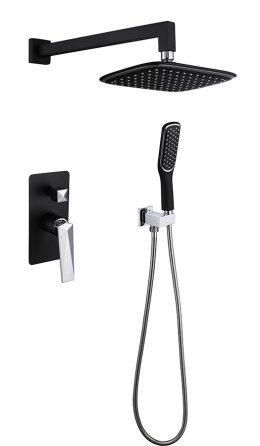 Фото Смеситель встроенный Boheme Venturo (374-B) черный, хром