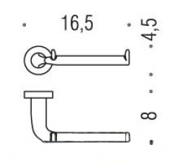 Держатель туалетной бумаги Colombo Basic (B2708) хром