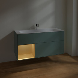Villeroy Boch Finion F060HFGM Тумба под раковину 1196х498 мм (gold matt/olive matt)