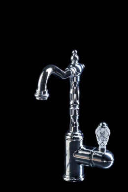 Фото Смеситель для умывальника Boheme Crystal (262-CRST) хром