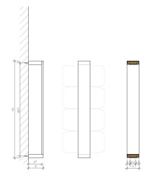 Держатель для полотенца Decor Walther Brick (0592234), никель