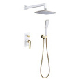 Душевая система Boheme Venturo (384-W) Белая Золото