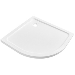 Душевой поддон WasserKRAFT Berkel 48T01, четверть круга, R550, 90 х 90 х 4 см, из искусственного кам