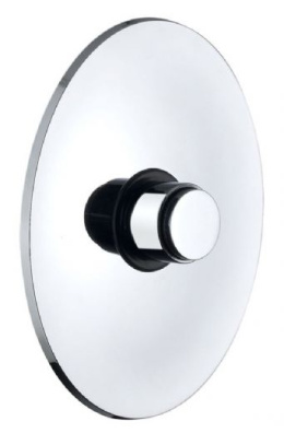 Фото Nofer 07076.1.B Кран-кнопка для чаши генуя настенный