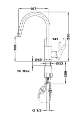 Фото Смеситель Teka Kitchen 469380210 для кухонной мойки