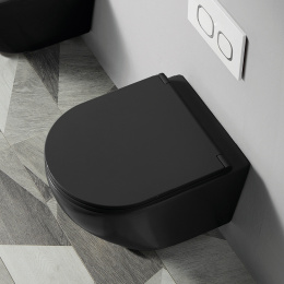 Унитаз подвесной Azario Grado (AZ-0046N-MB) Черный матовый