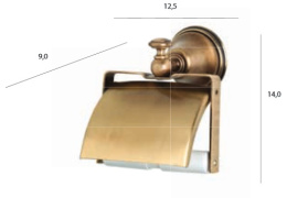 Фото Держатель туалетной бумаги Tiffany Harmony (TWHA219bi/oro) белый, золото