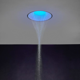 Фото Antonio Lupi Lumen LUMEN Встраиваемый верхний душ, 54х54см, с подсветдкой цвет: белый