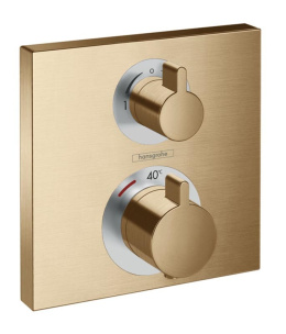 Фото Смеситель для душа Hansgrohe Ecostat (15714140) шлифованная бронза