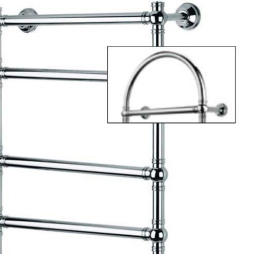 Фото Полотенцесушитель электрический Margaroli Armonia 9-564-5 BOX, 95645505ANGB, английское золото с арк