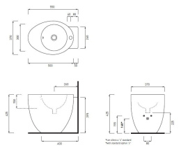 Cielo Le Giare LGBI Биде напольное (белый)