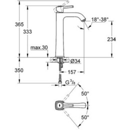 Смеситель для раковины Grohe Grandera 23313000