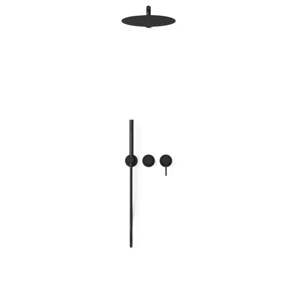 Фото Душевой комплект Vincea (VSFW-4G01MB) черный матовый