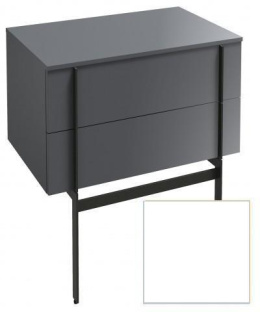 Тумба под раковину Jacob Delafon Nouvelle Vague 80 см, EB3054-G1C, цвет белый глянцевый