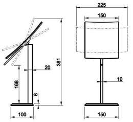 Фото Зеркало Gessi Eleganza (46588#031) хром