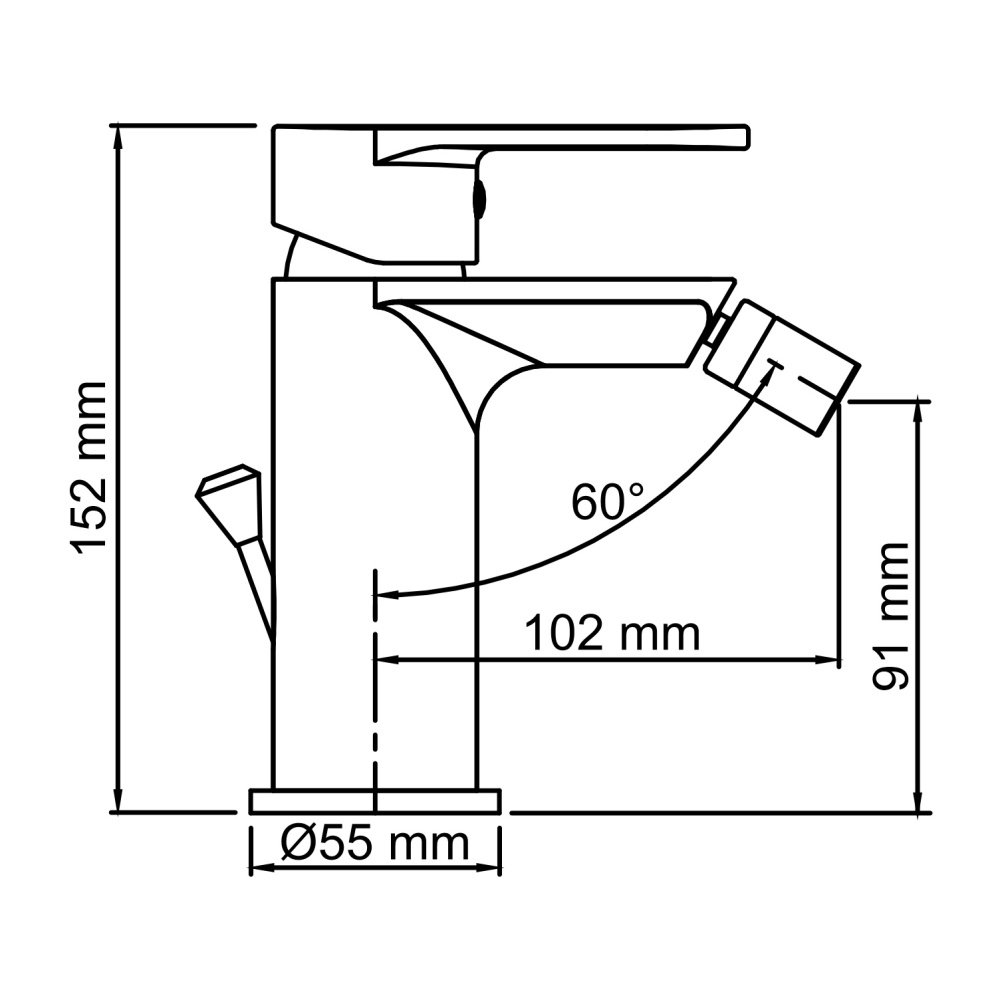 WasserKRAFT Mindel 8506 Смеситель для биде