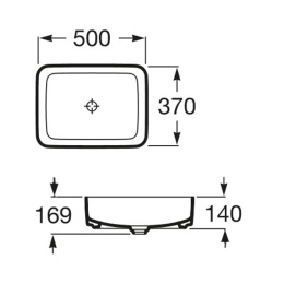 Фото Раковина Roca Inspira (327530000) белый