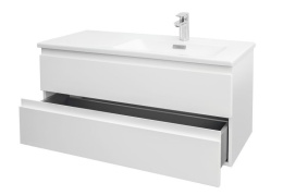 Тумба под раковину Jacob Delafon Madeleine EB2055-J5, 100 см, блестящая белая, левая